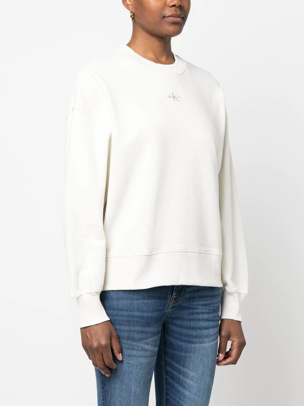 Calvin Klein  logo-print crew-neck sweatshirt