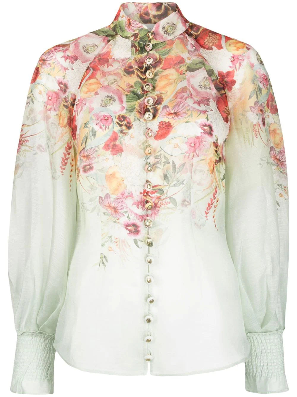 ZIMMERMANN  Wonderland floral-print blouse