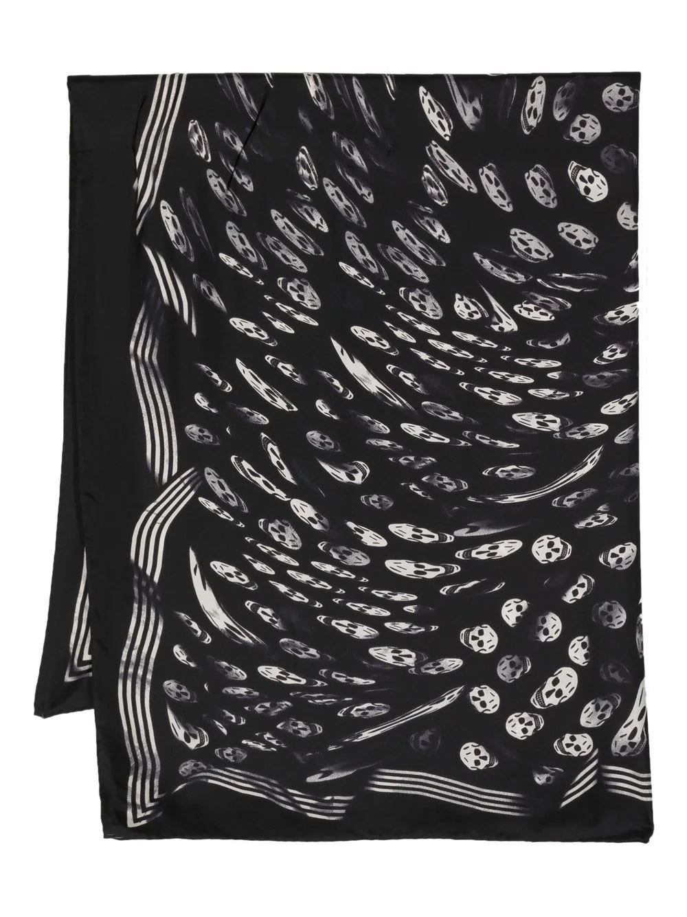 Alexander McQueen silk skull-print scarf