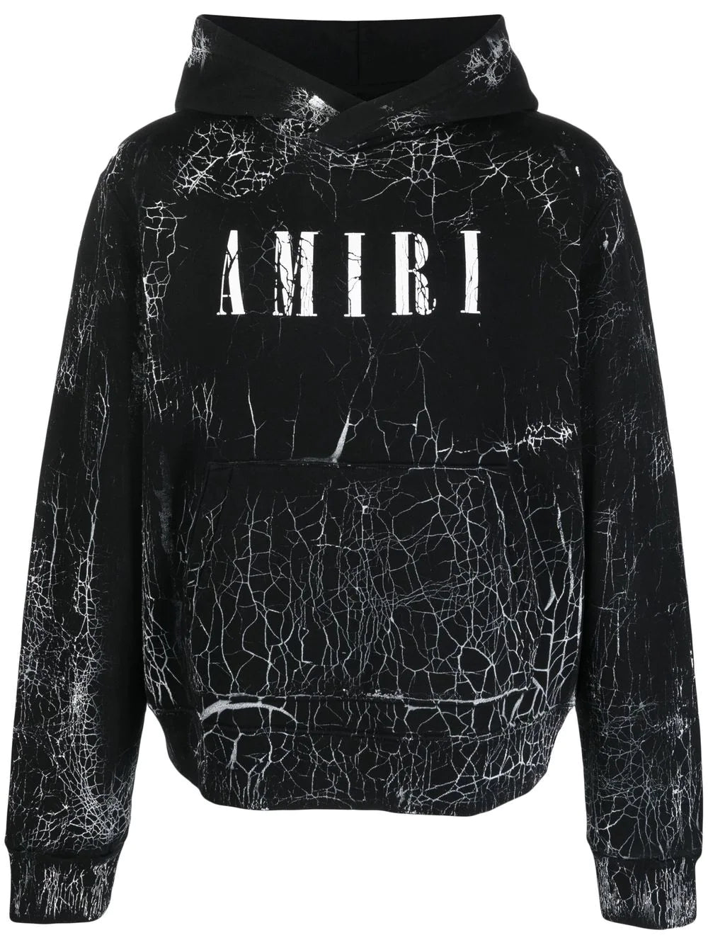 AMIRI  logo-print pullover hoodie