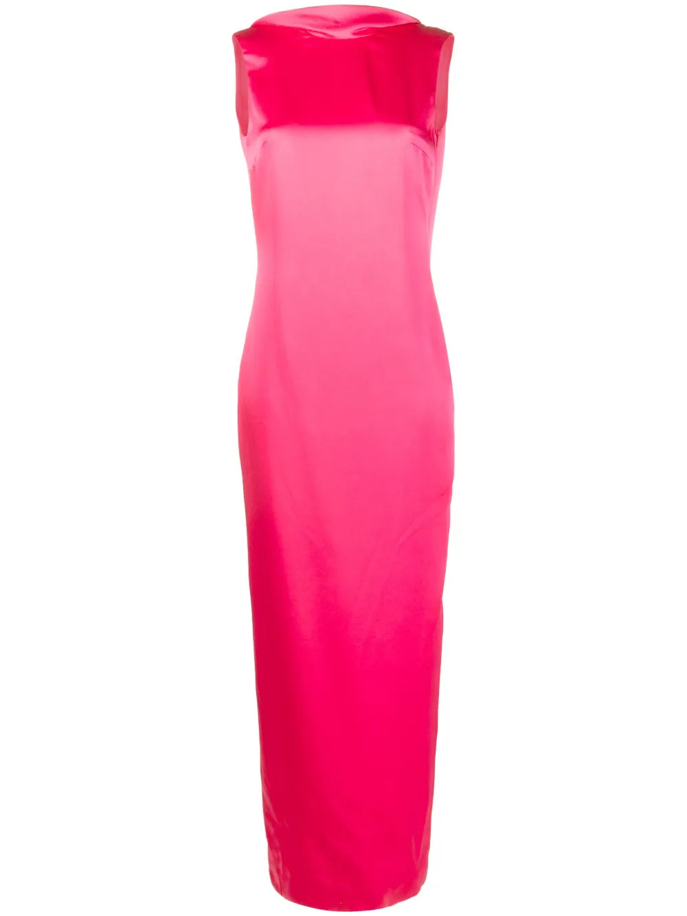 Versace cowl-back gown