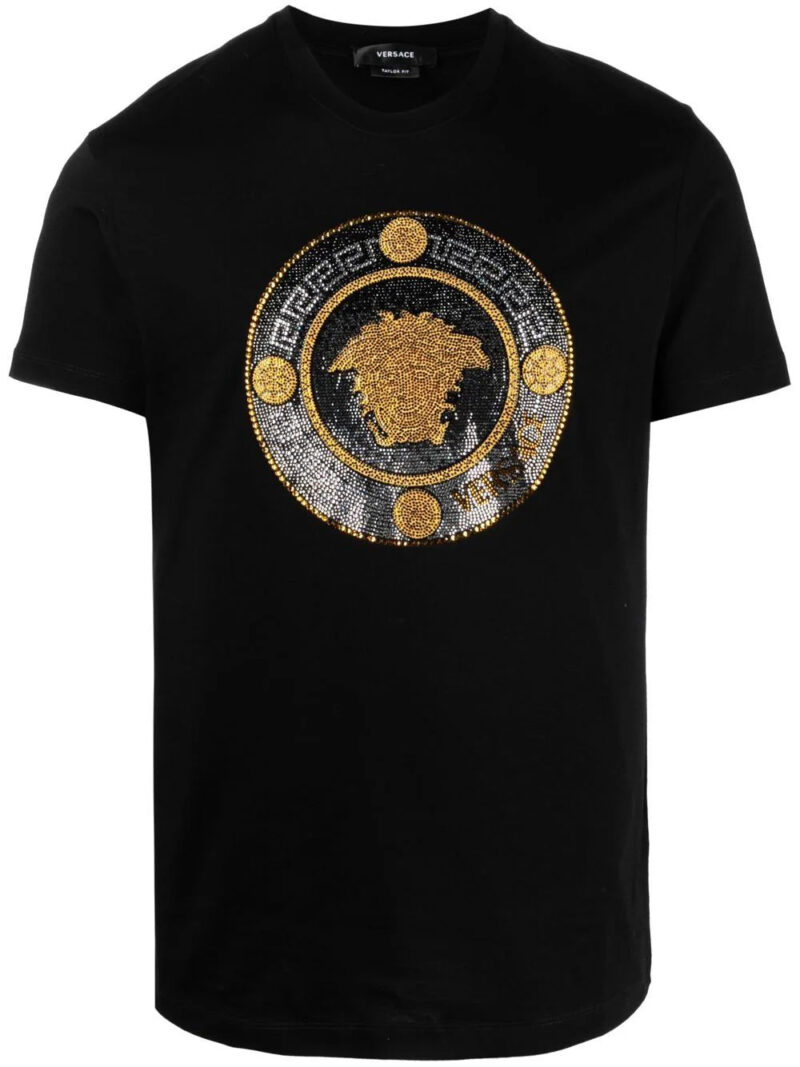 Versace  round-neck cotton T-shirt