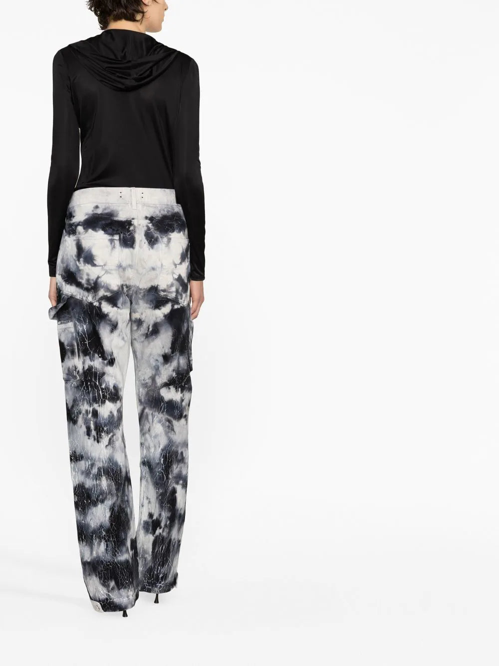 Versace  cowl-neck long-sleeved bodysuit