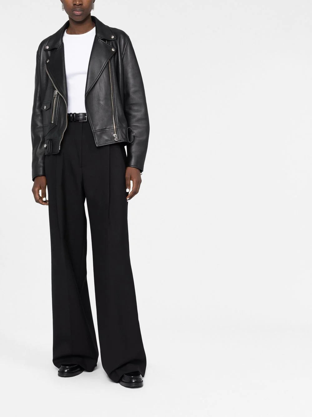 Burberry  pleated wide-leg wool trousers