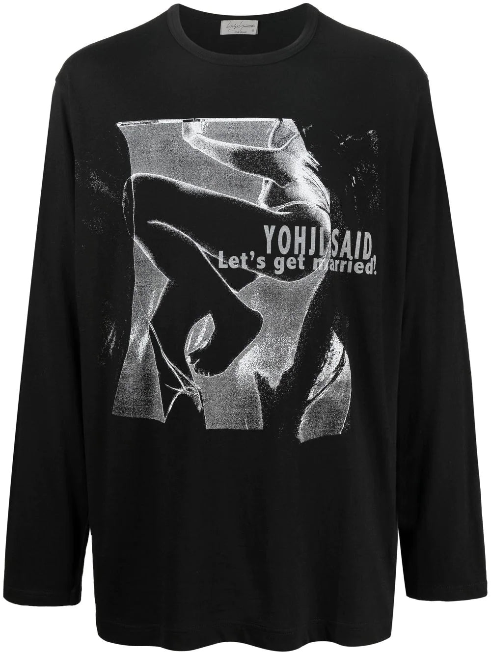 Yohji Yamamoto  Pigment long-sleeve T-shirt