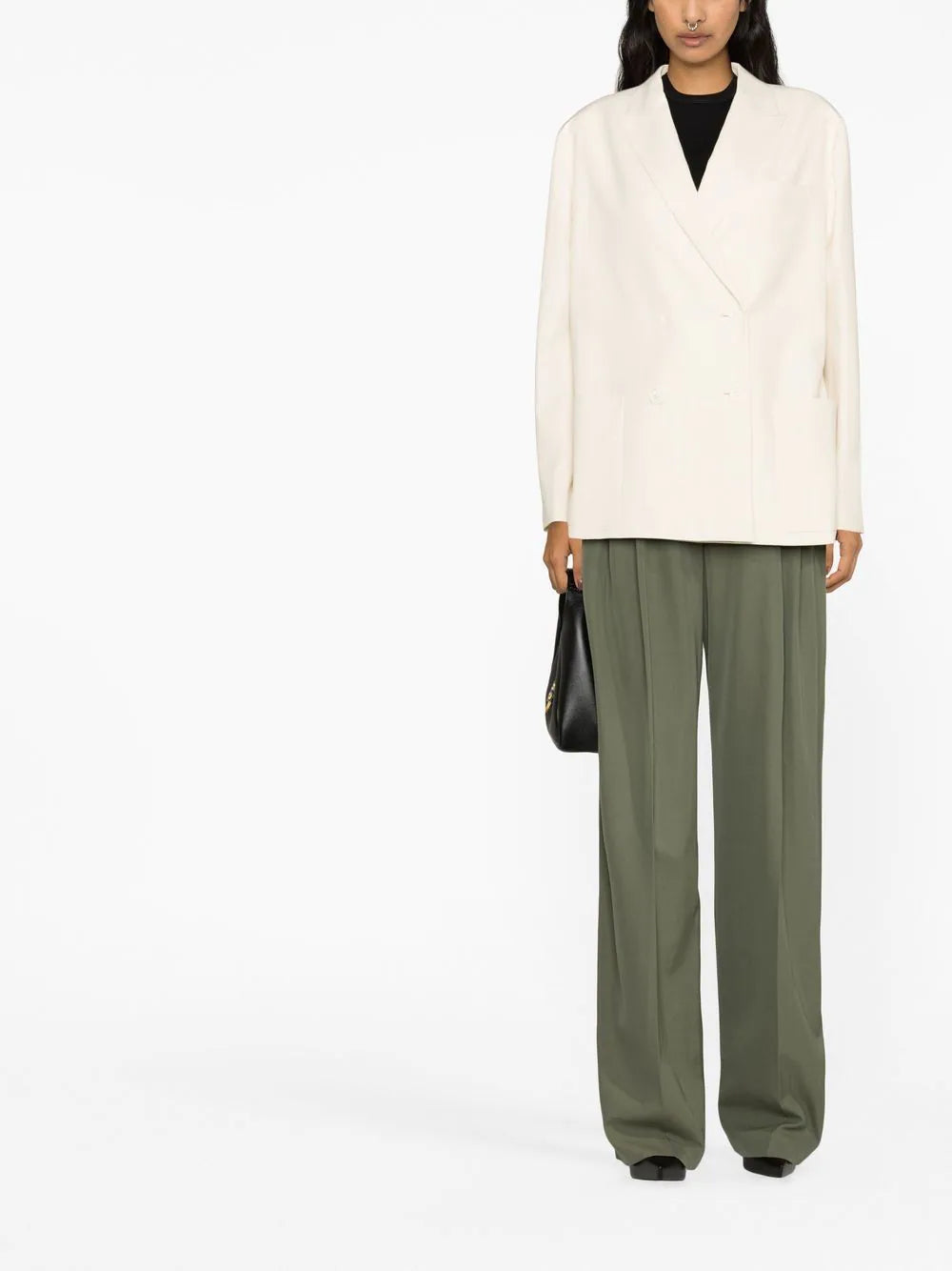 Alexander McQueen  high-waisted tailored trousers
