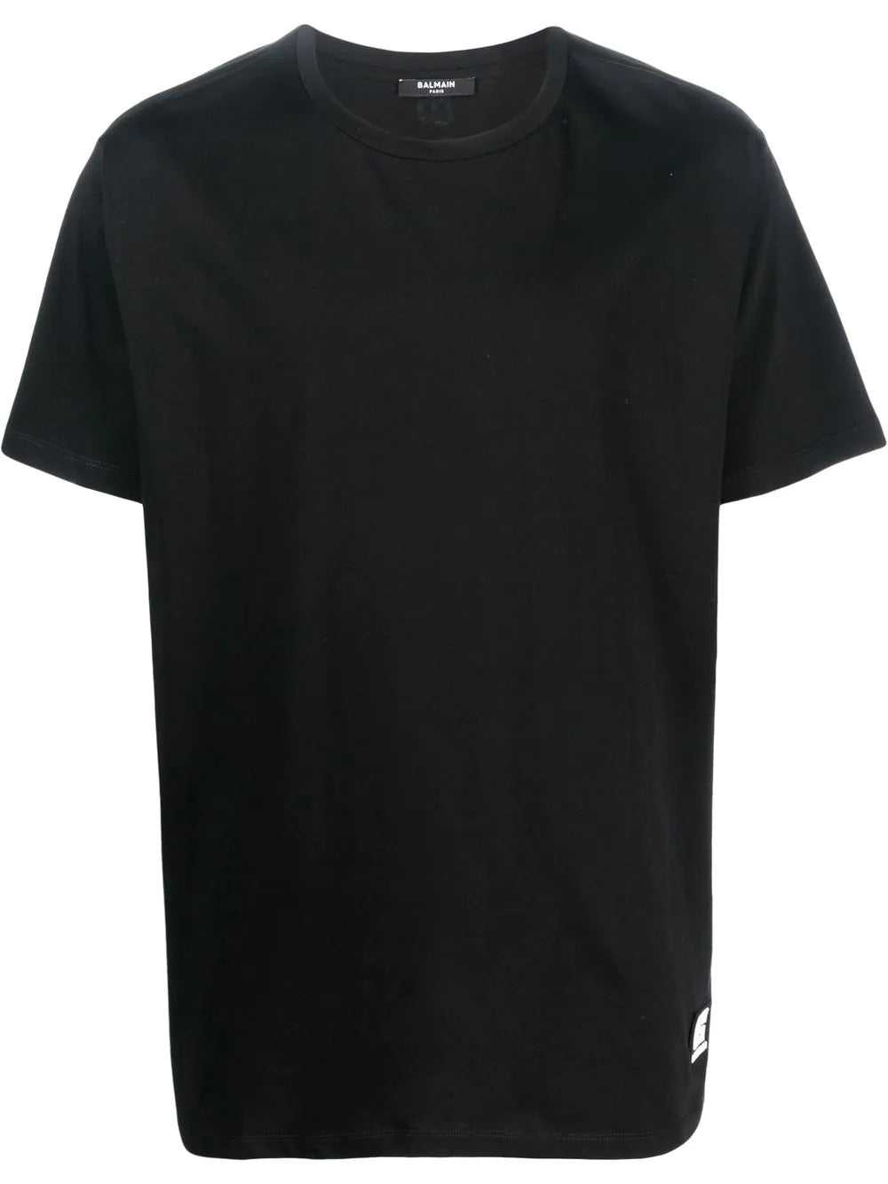Balmain  logo-patch crew-neck T-shirt