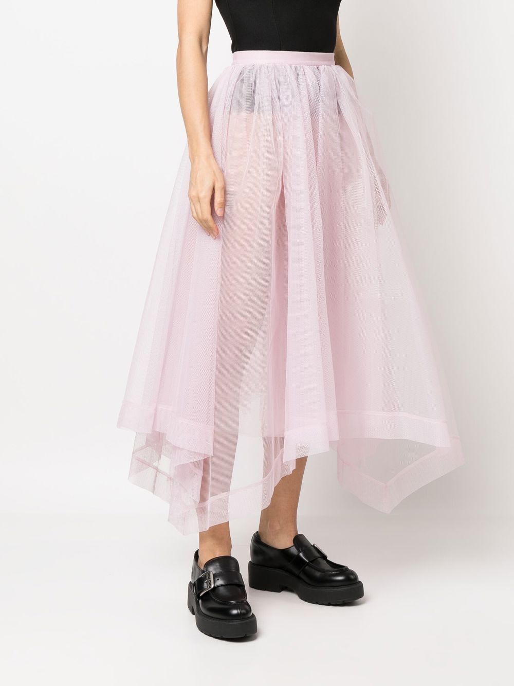 Alexander McQueen  asymmetric-design tiered-skirt