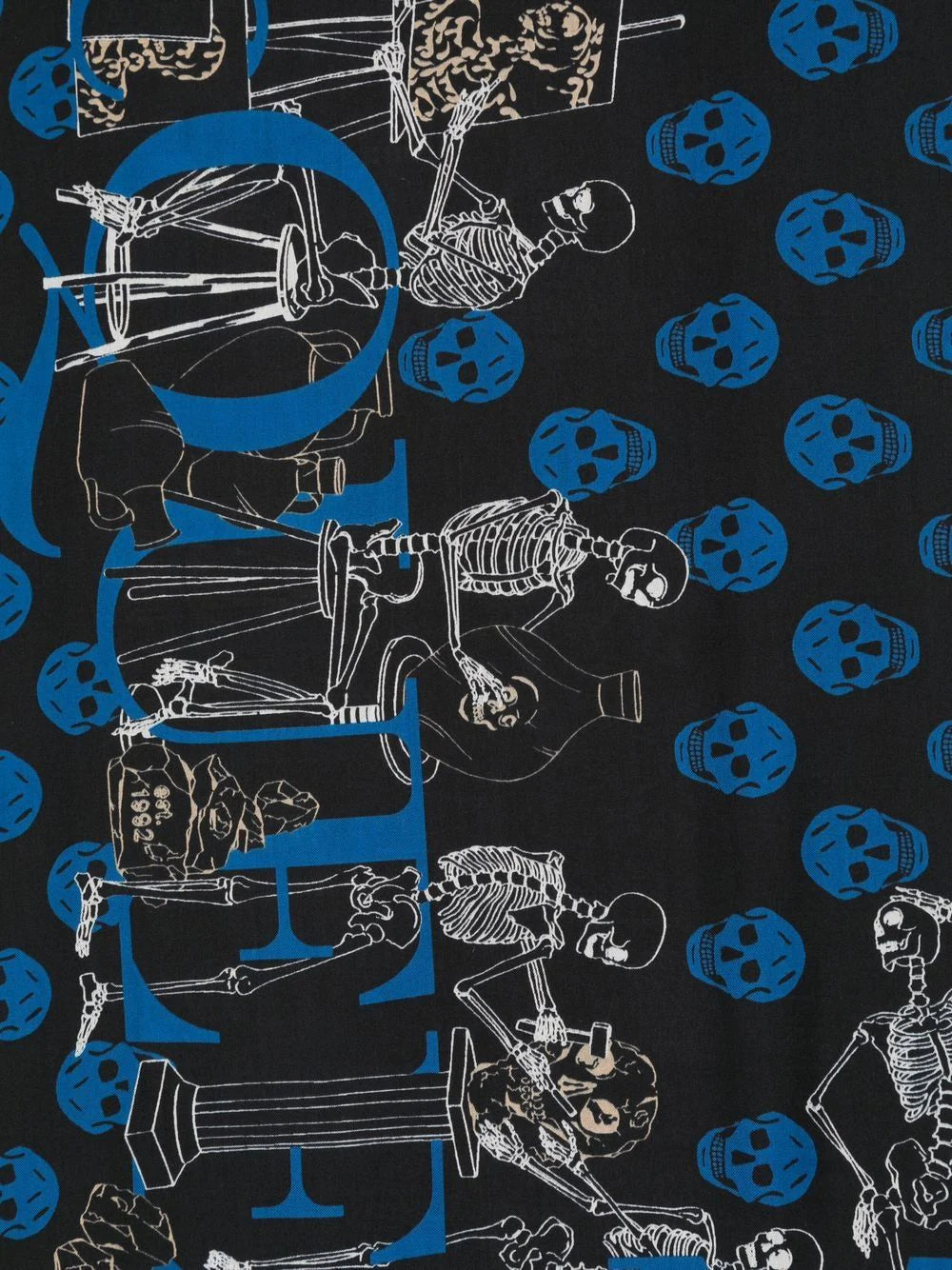 Alexander McQueen  skull-print scarf