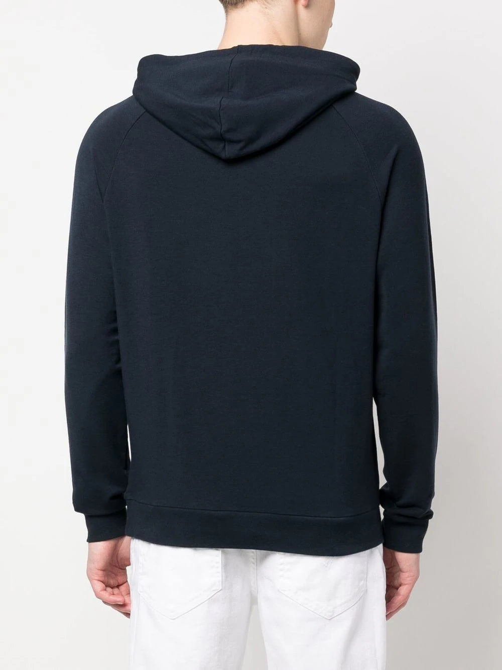 BOSS  logo-print drawstring hoodie