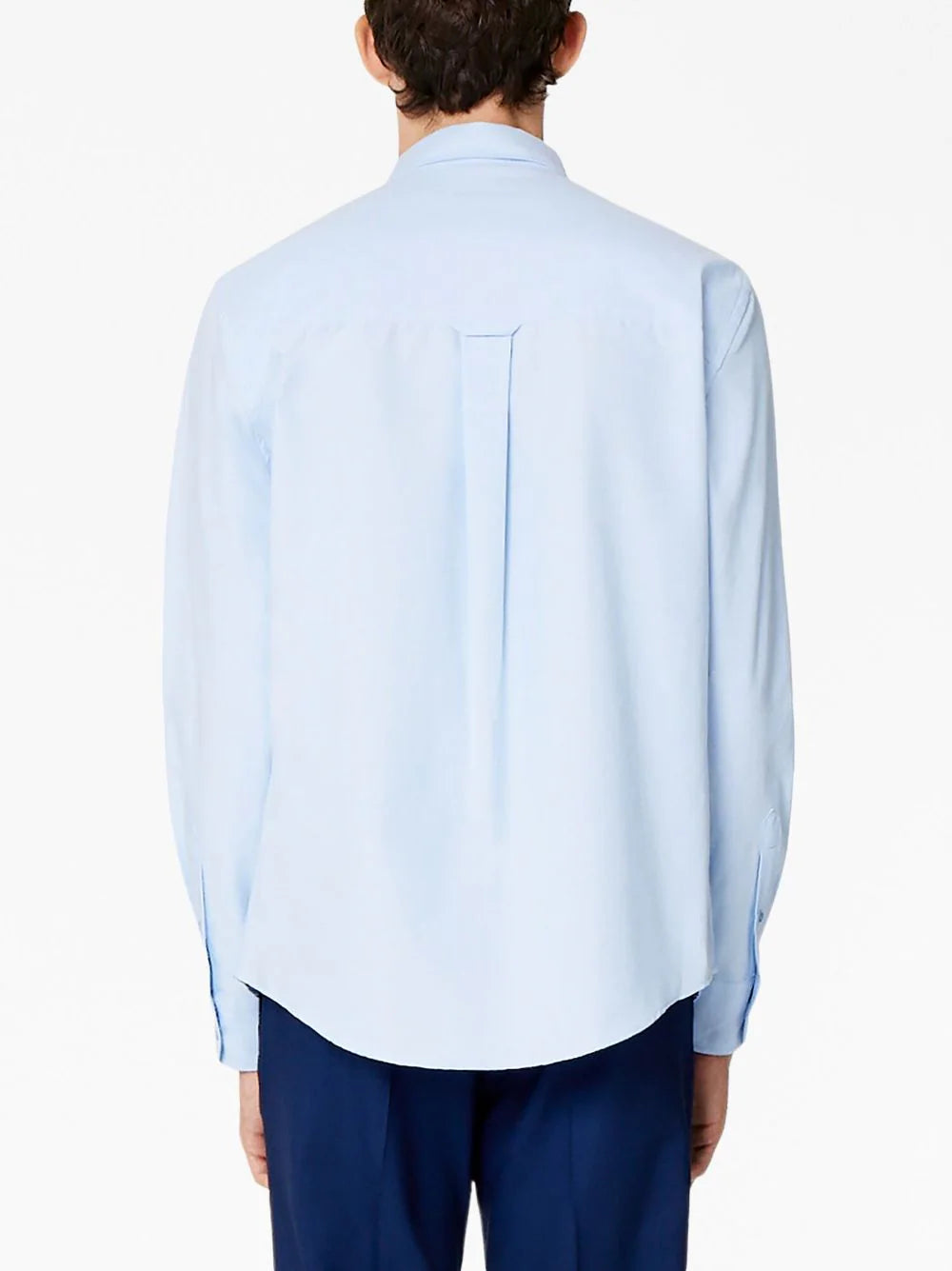 AMI Paris embroidered-logo poplin shirt