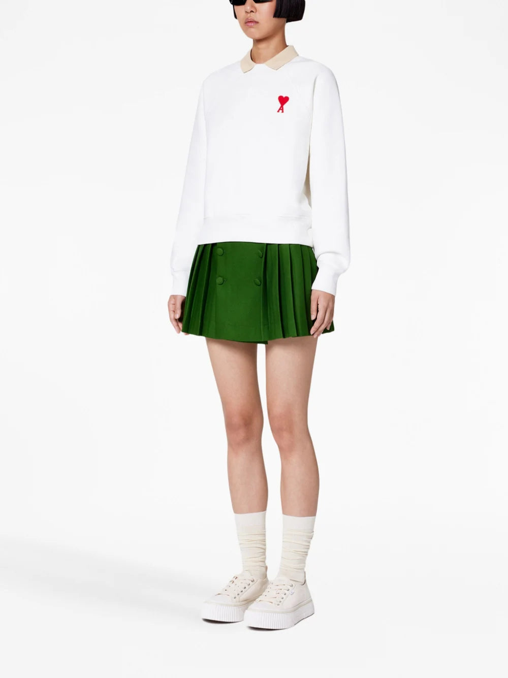 AMI Paris  Ami de Coeur crew neck sweatshirt