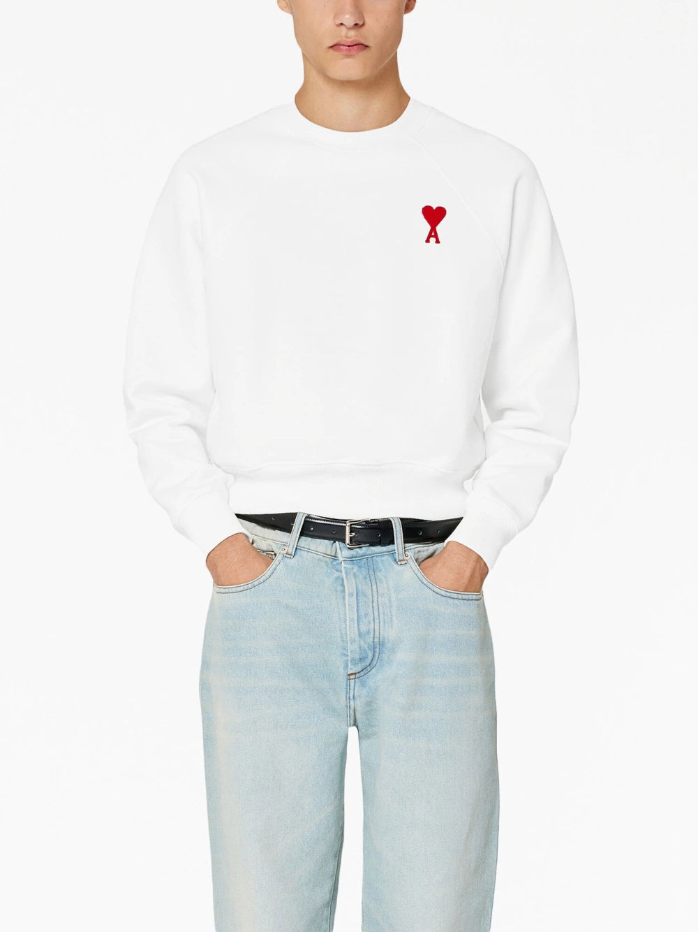 AMI Paris  Ami de Coeur crew neck sweatshirt