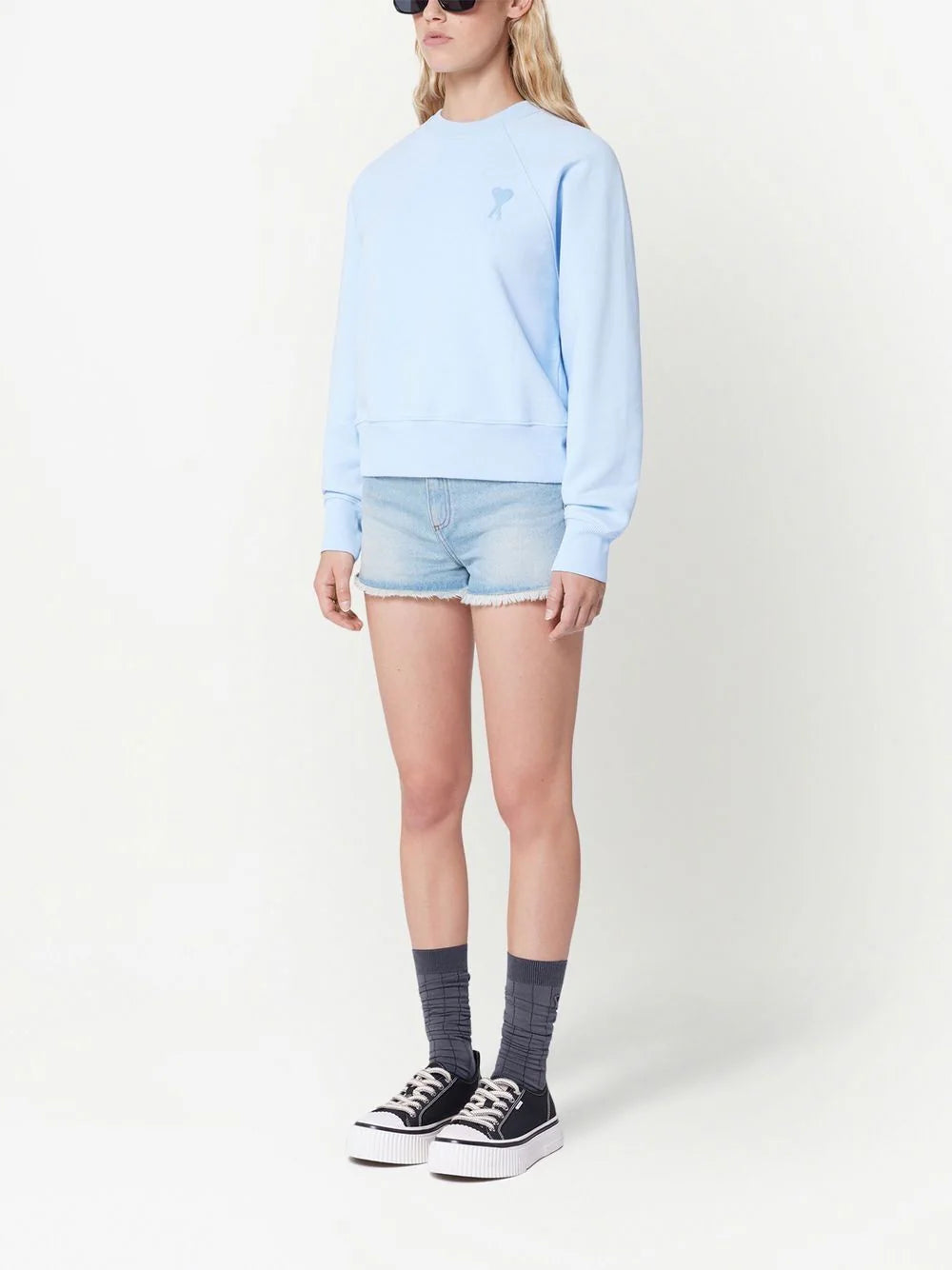 AMI Paris  Ami de Coeur crew-neck sweatshirt