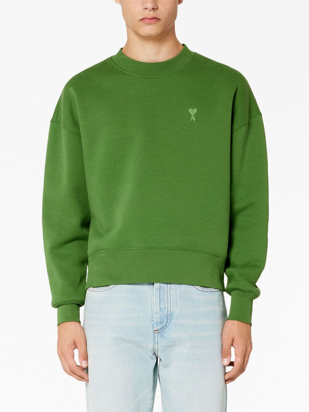 AMI Paris  chest embroidered-logo sweatshirt