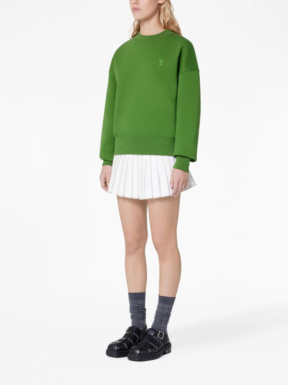 AMI Paris  chest embroidered-logo sweatshirt
