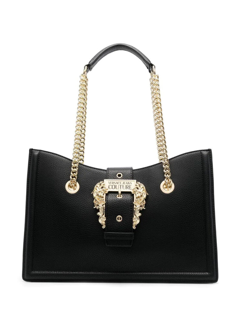 Versace Jeans Couture  Baroque-buckle tote bag