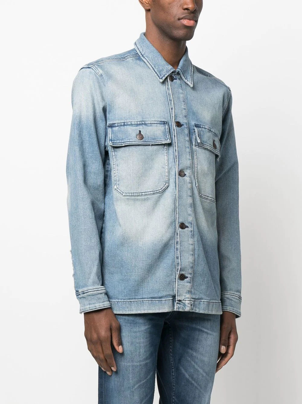 BOSS  regular-fit denim shirt
