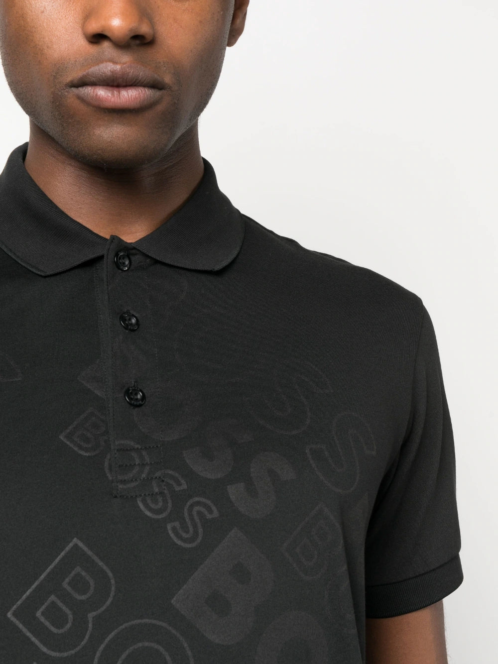 BOSS  Paddy logo-print polo shirt