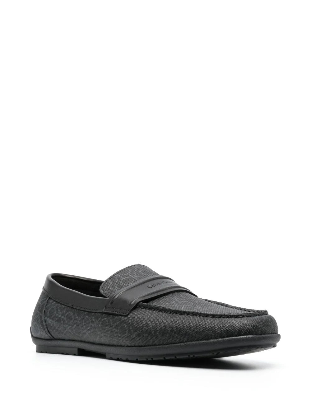 Calvin Klein  jacquard-monogram loafers