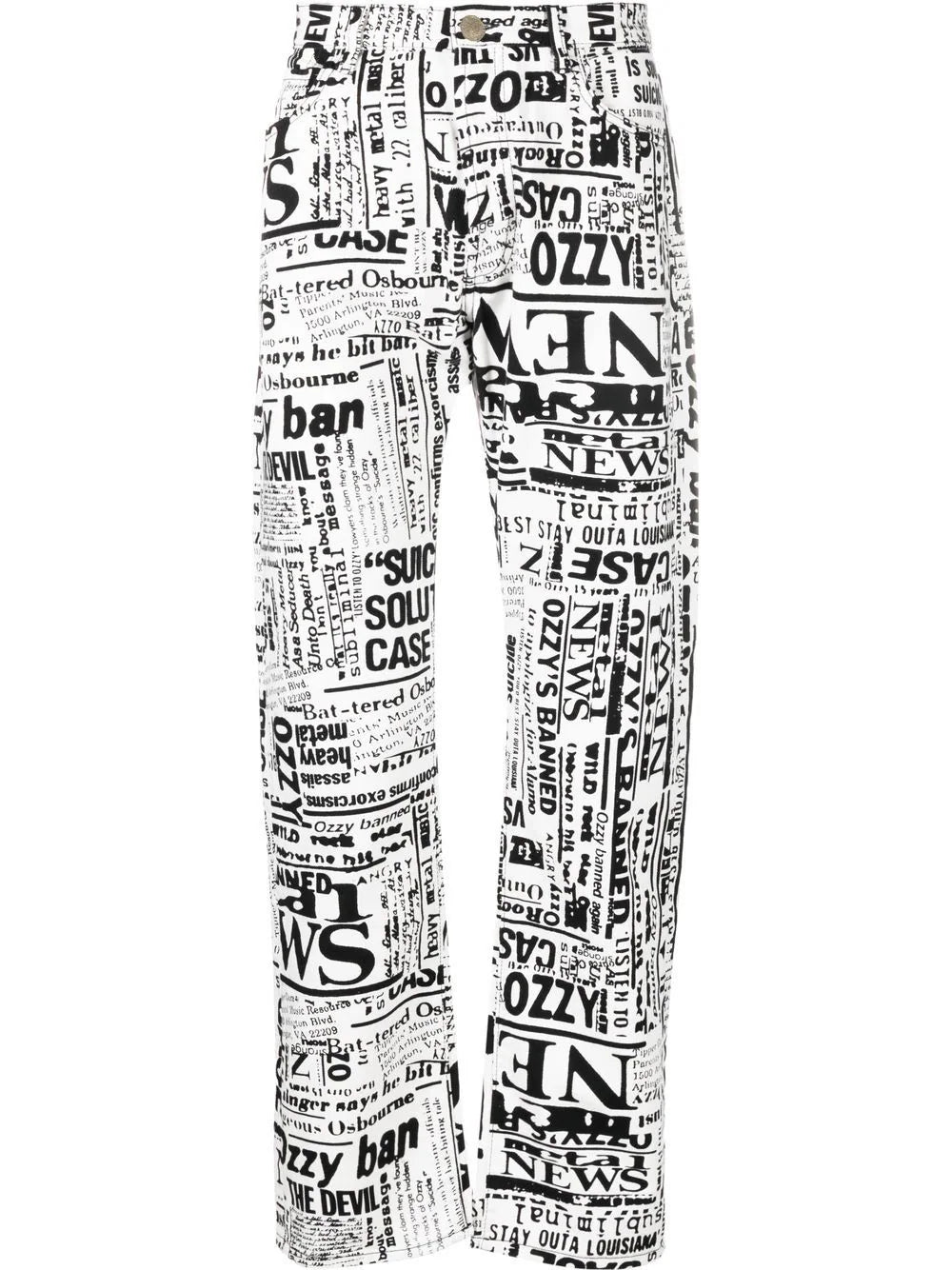 Aries  all-over print jeans