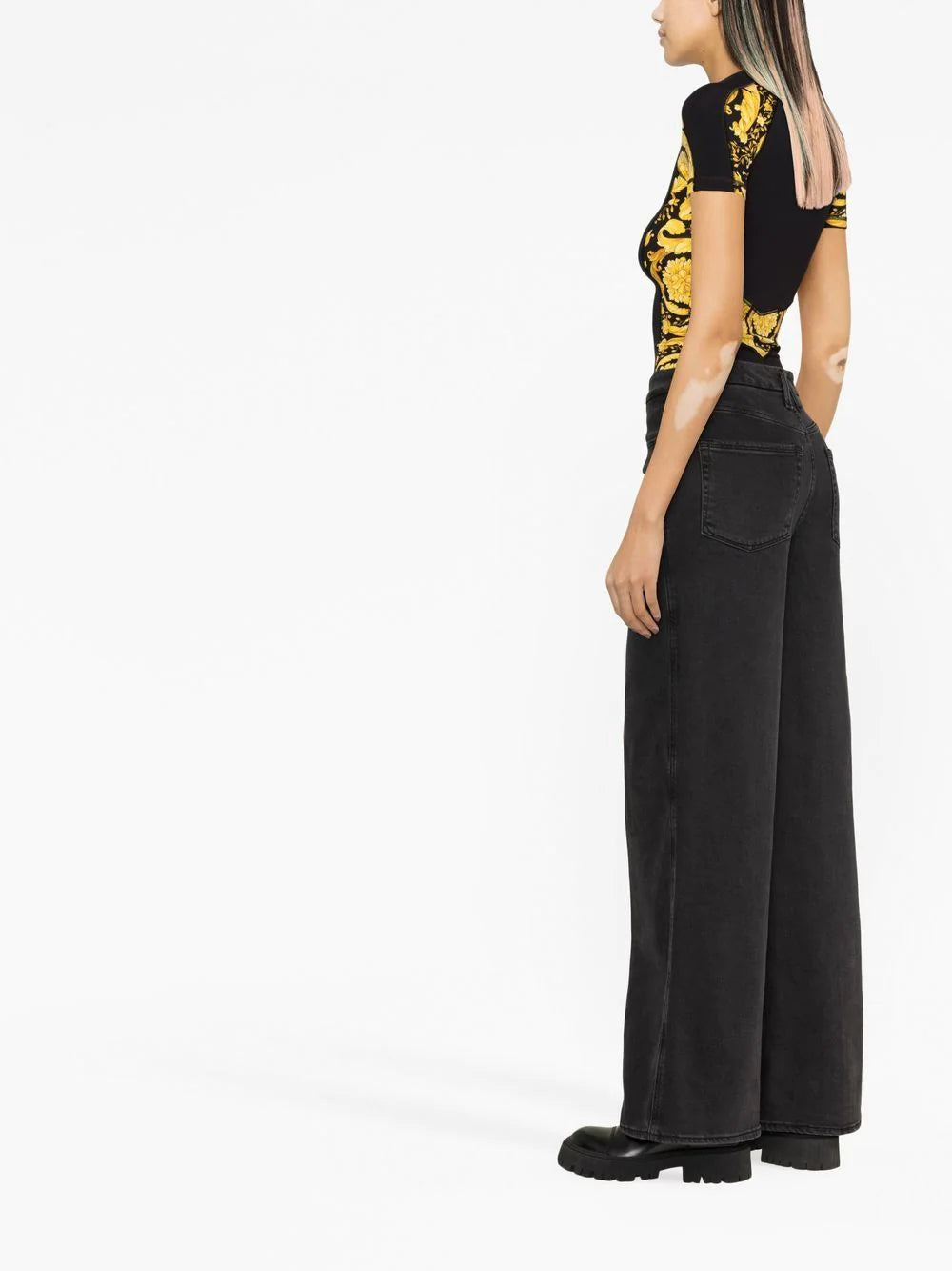 Versace  baroque-print T-shirt