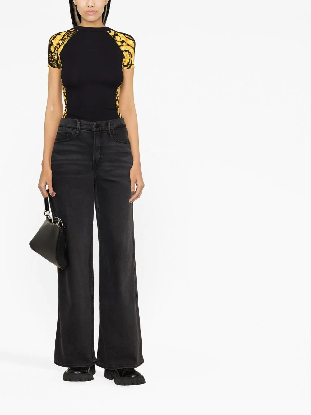 Versace  baroque-print T-shirt