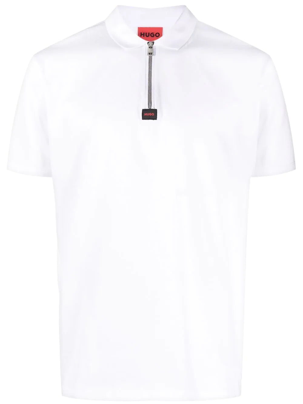 BOSS  logo-patch detail polo shirt