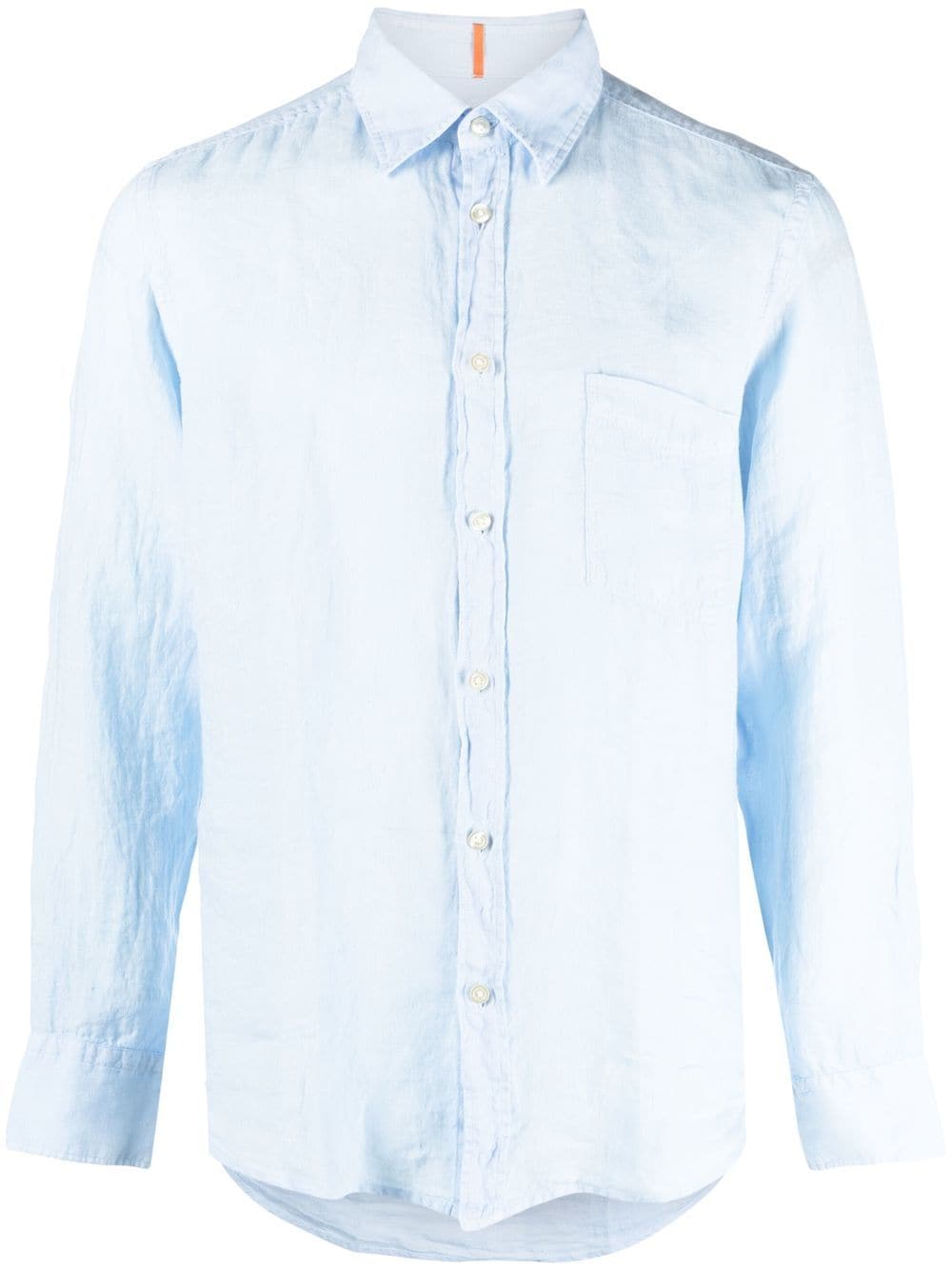 BOSS  chest patch-pocket shirt
