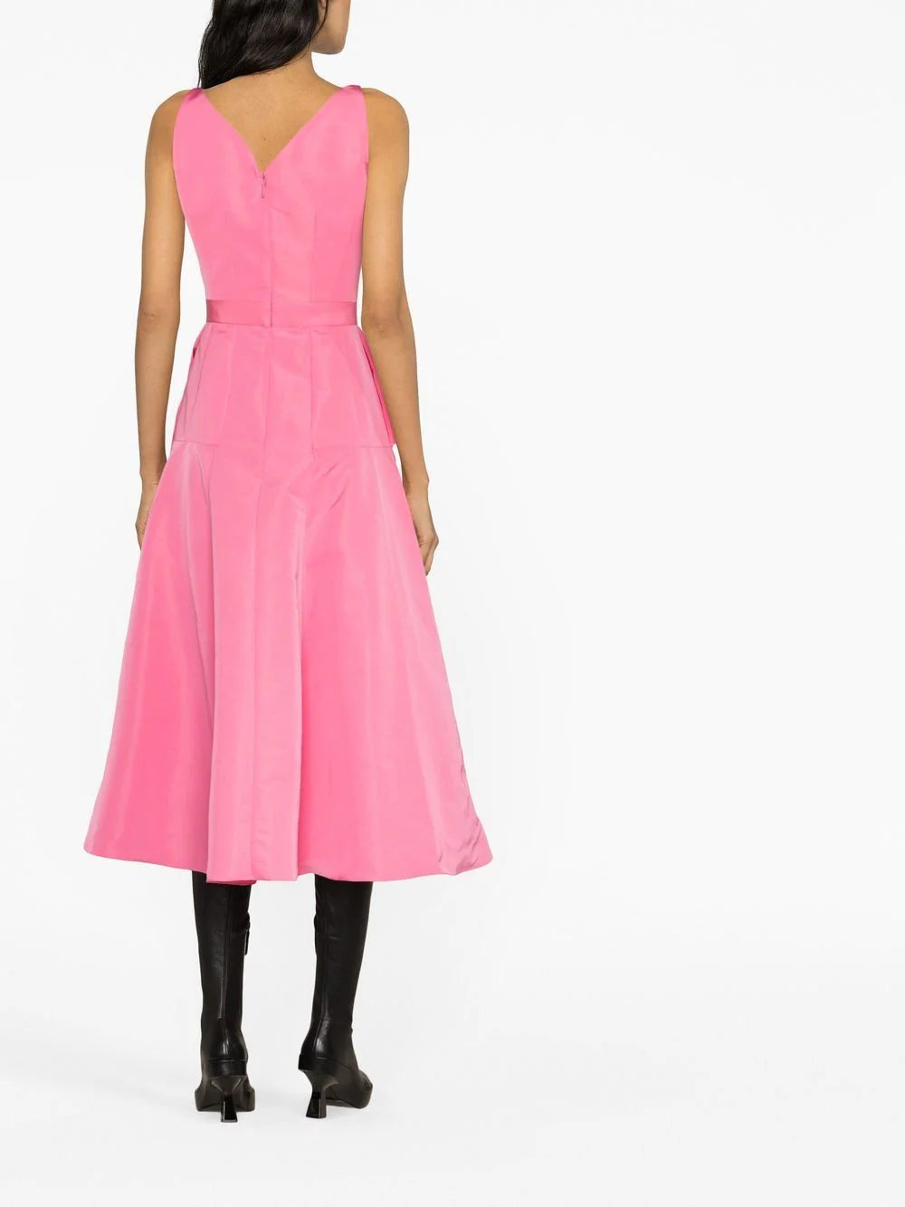 Alexander McQueen asymmetric gathered midi dress