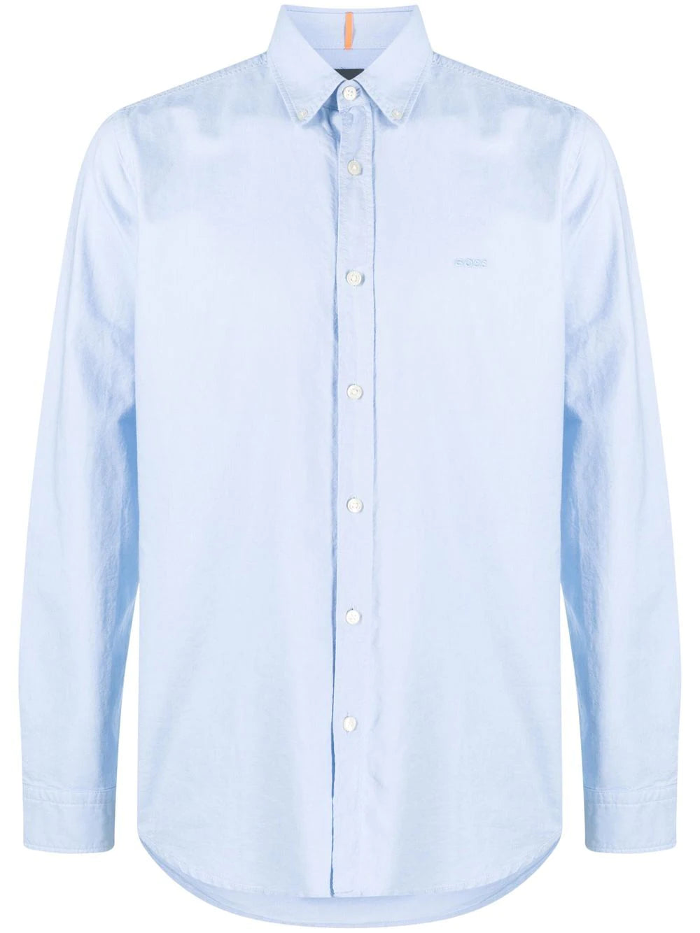 BOSS  embroidered logo long-sleeve shirt