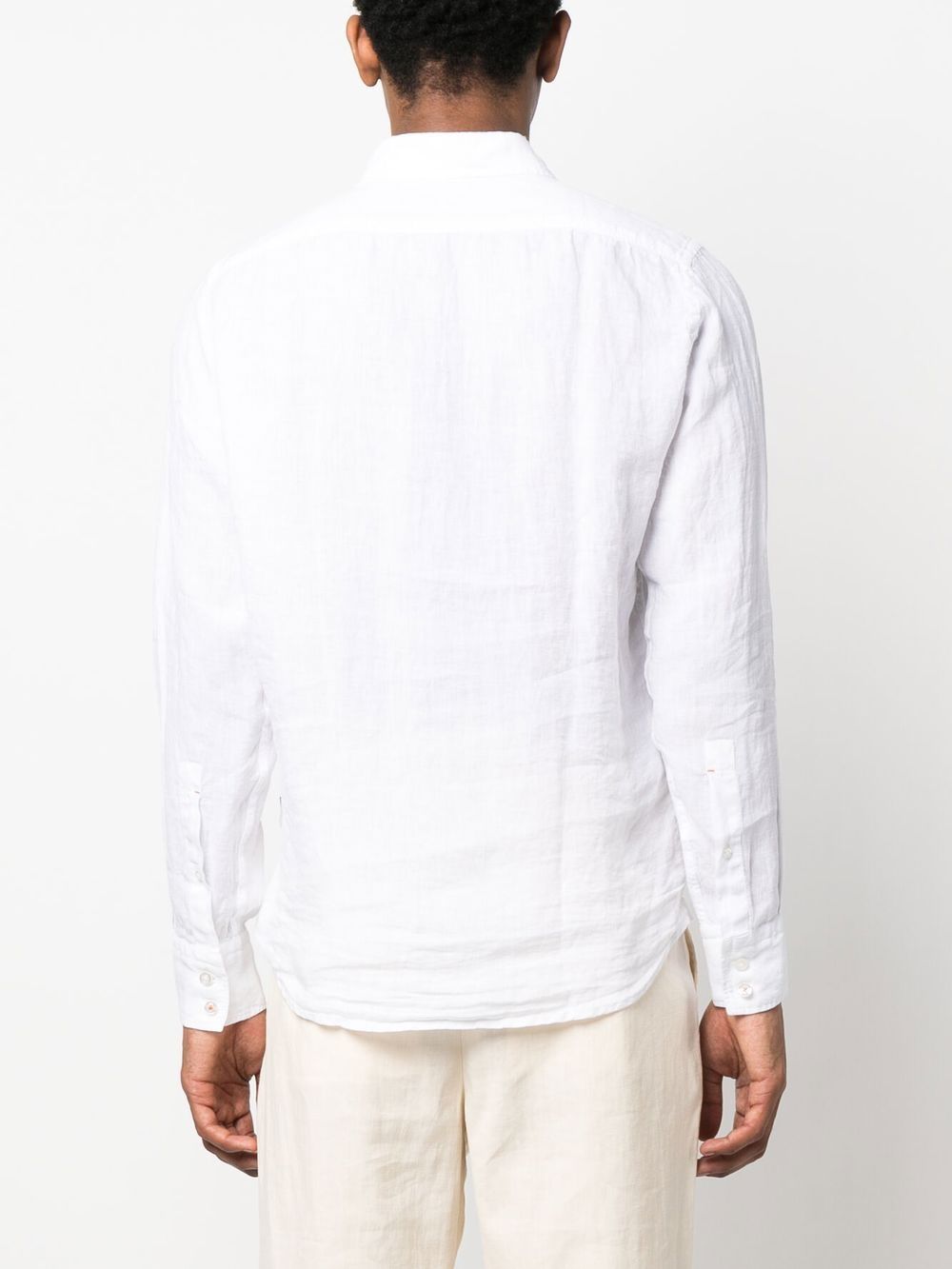 BOSS front pocket long-sleeve shirt