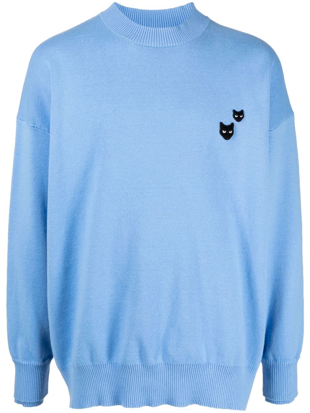 ZZERO BY SONGZIO  twin panther crewneck jumper