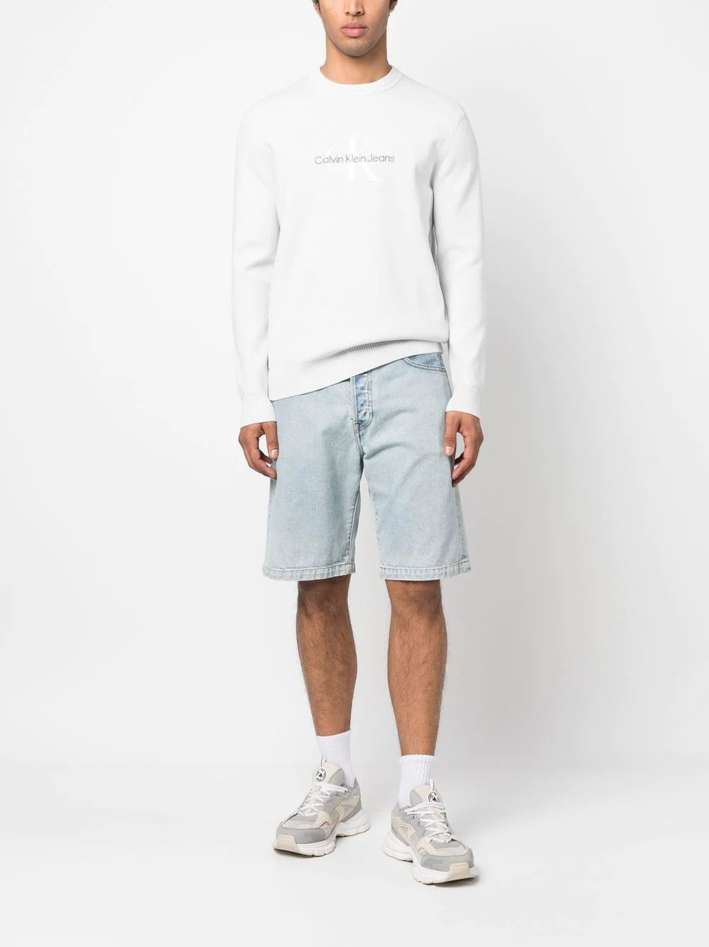 Calvin Klein  logo-print detail sweatshirt