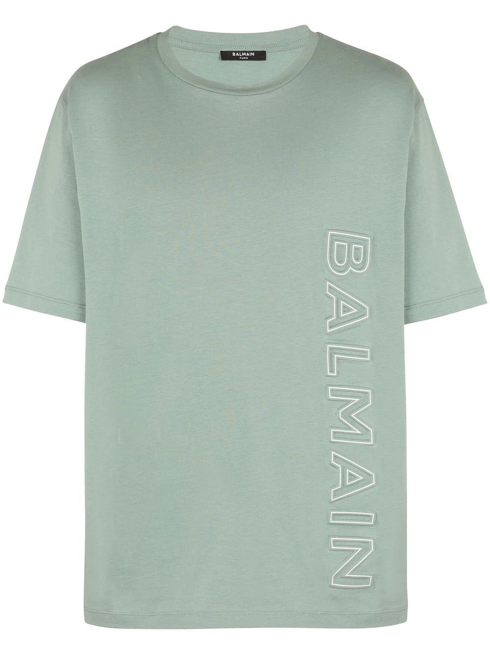 Balmain  logo-embossed cotton T-shirt