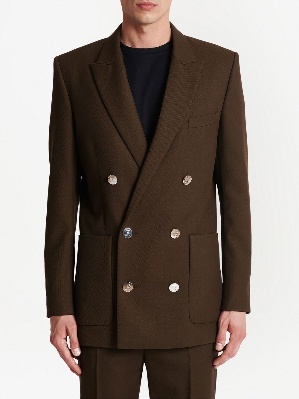 Balmain  double-breasted wool blazer