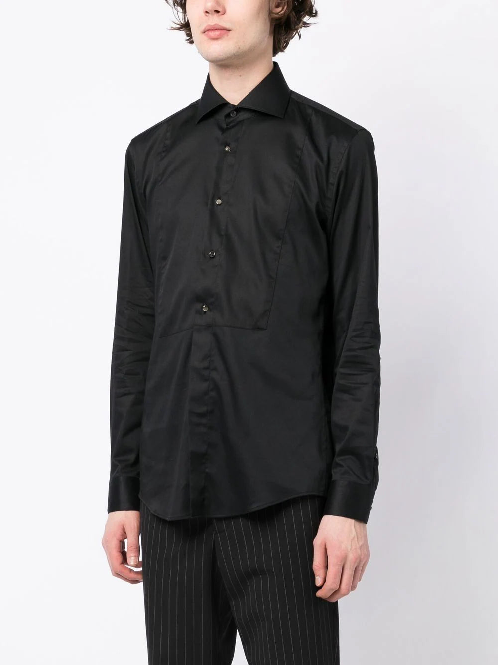 BOSS  buttoned-up long-sleeved shirt