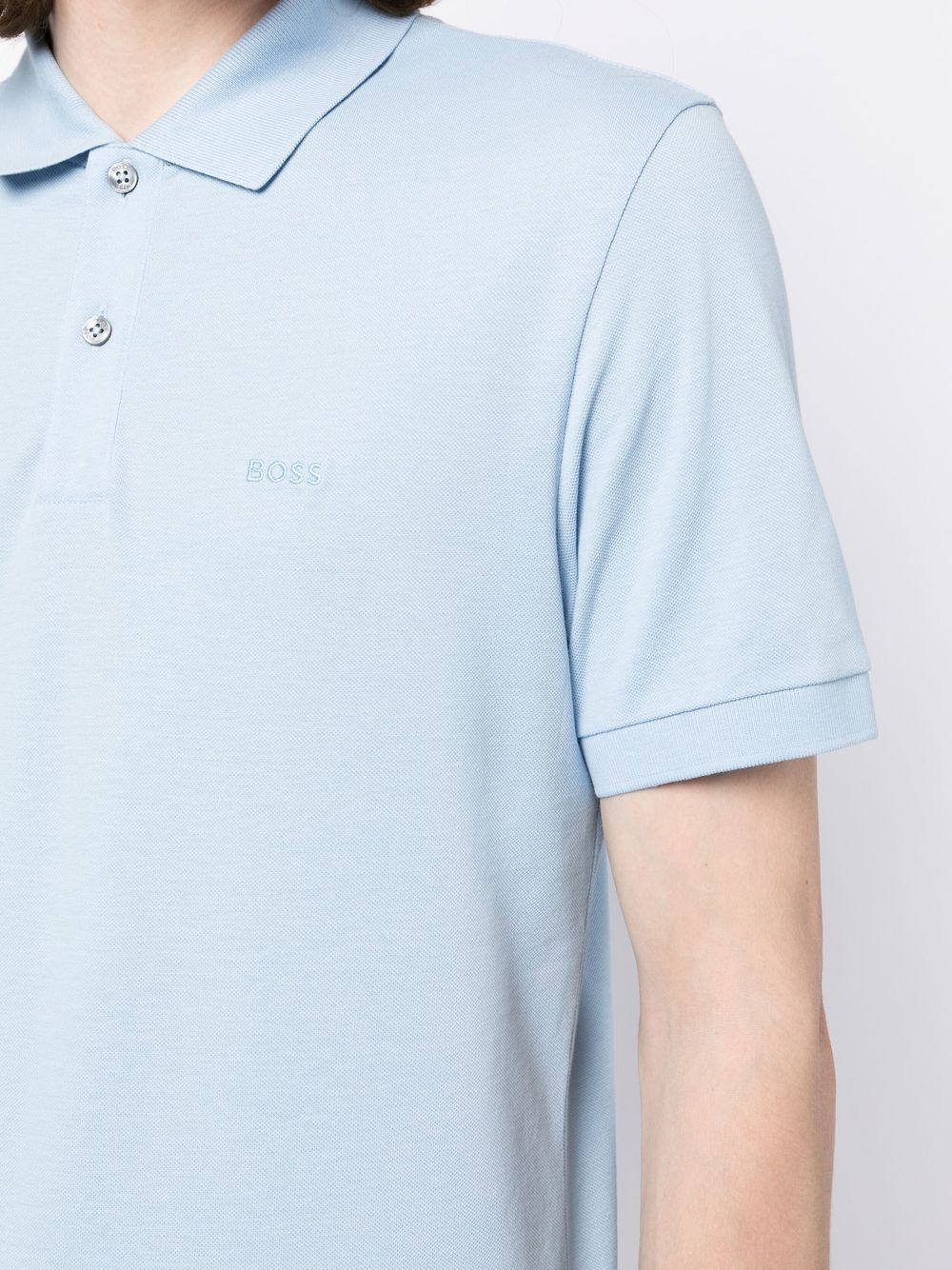 BOSS Pallas embroidered logo polo shirt