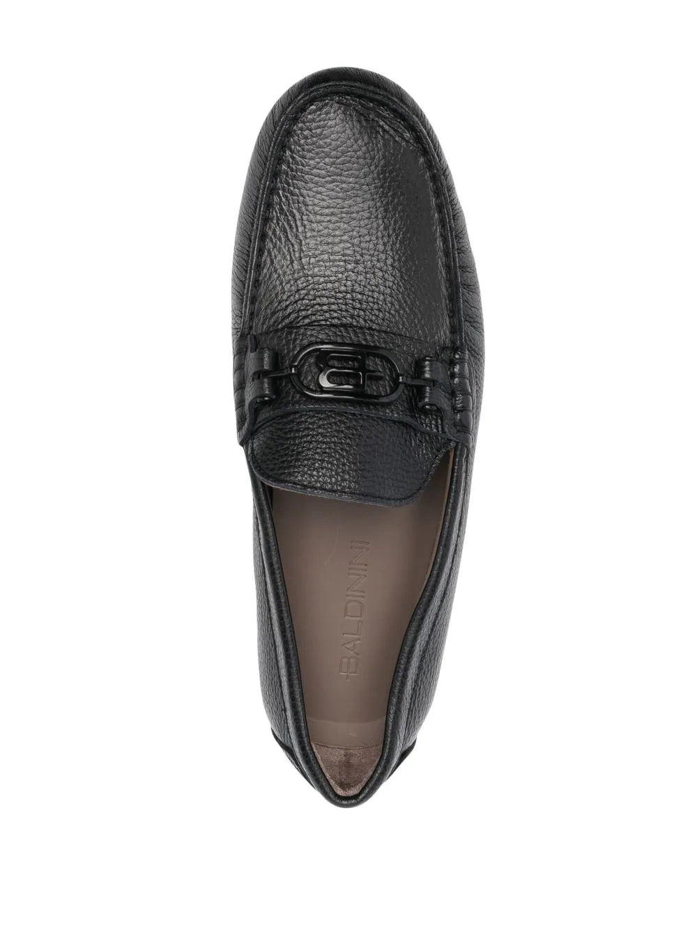 Baldinini  round-toe leather loafers