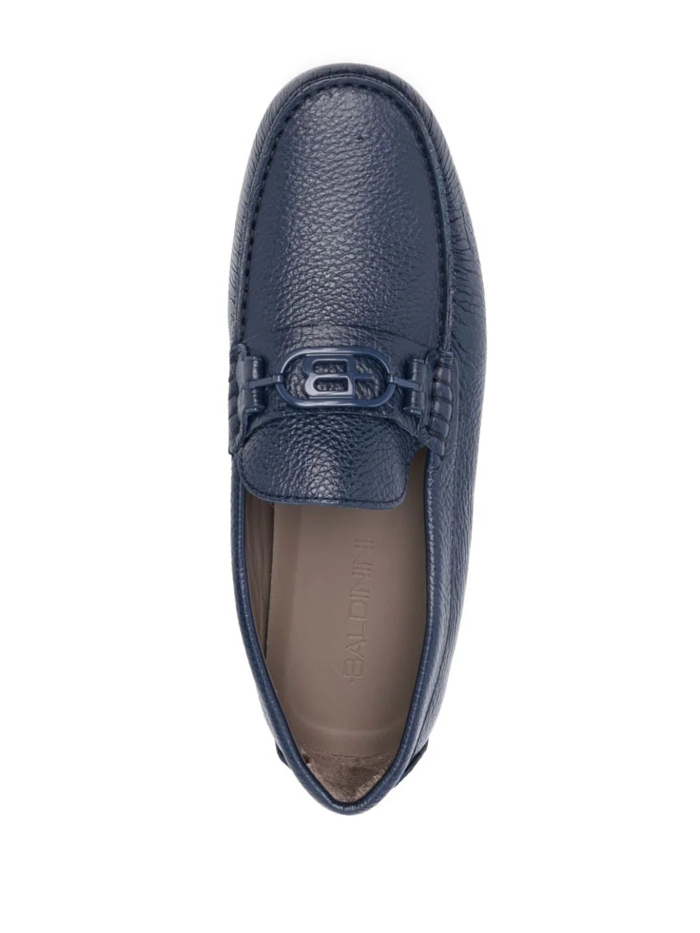 Baldinini round-toe leather loafers