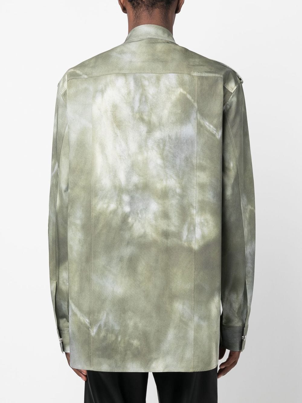 Balmain faded-effect military jacket