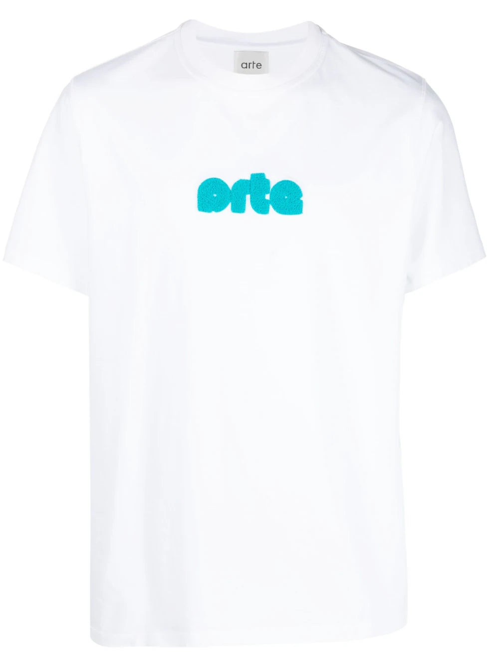 ARTE  logo-fleece cotton T-shirt