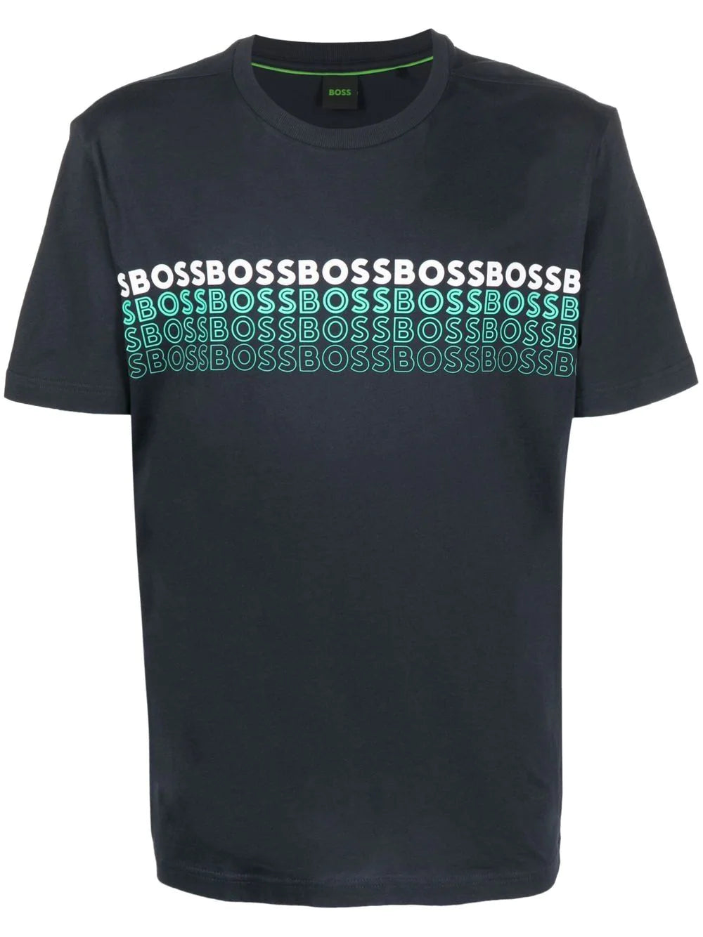 BOSS  logo-print cotton T-shirt