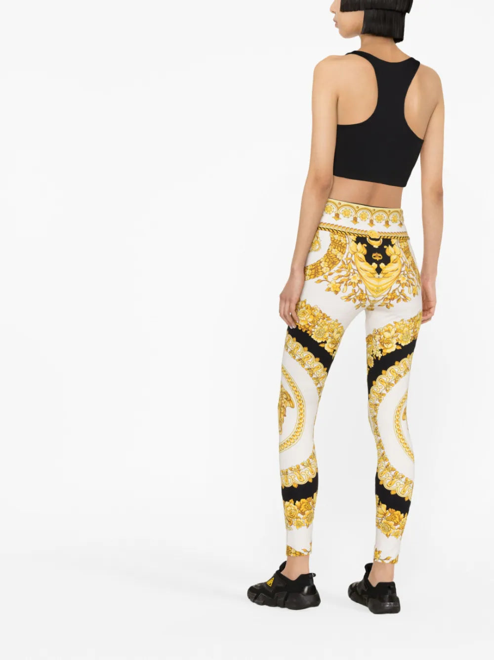 Versace  Barocco-print leggings