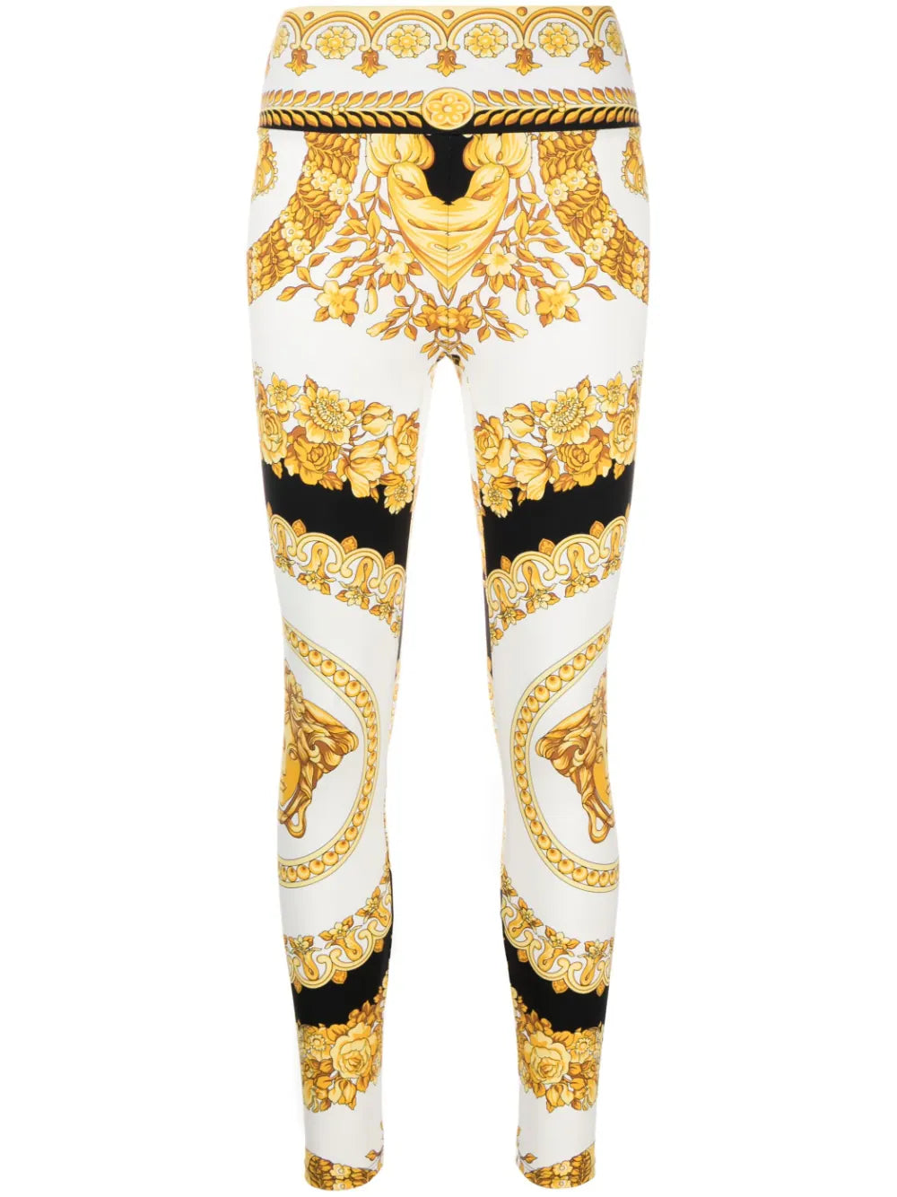 Versace  Barocco-print leggings