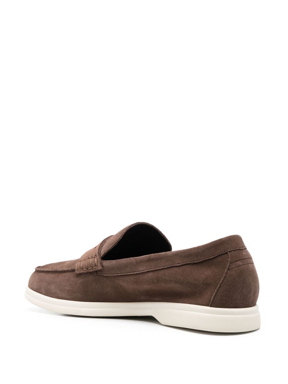 Canali suede slip-on loafers