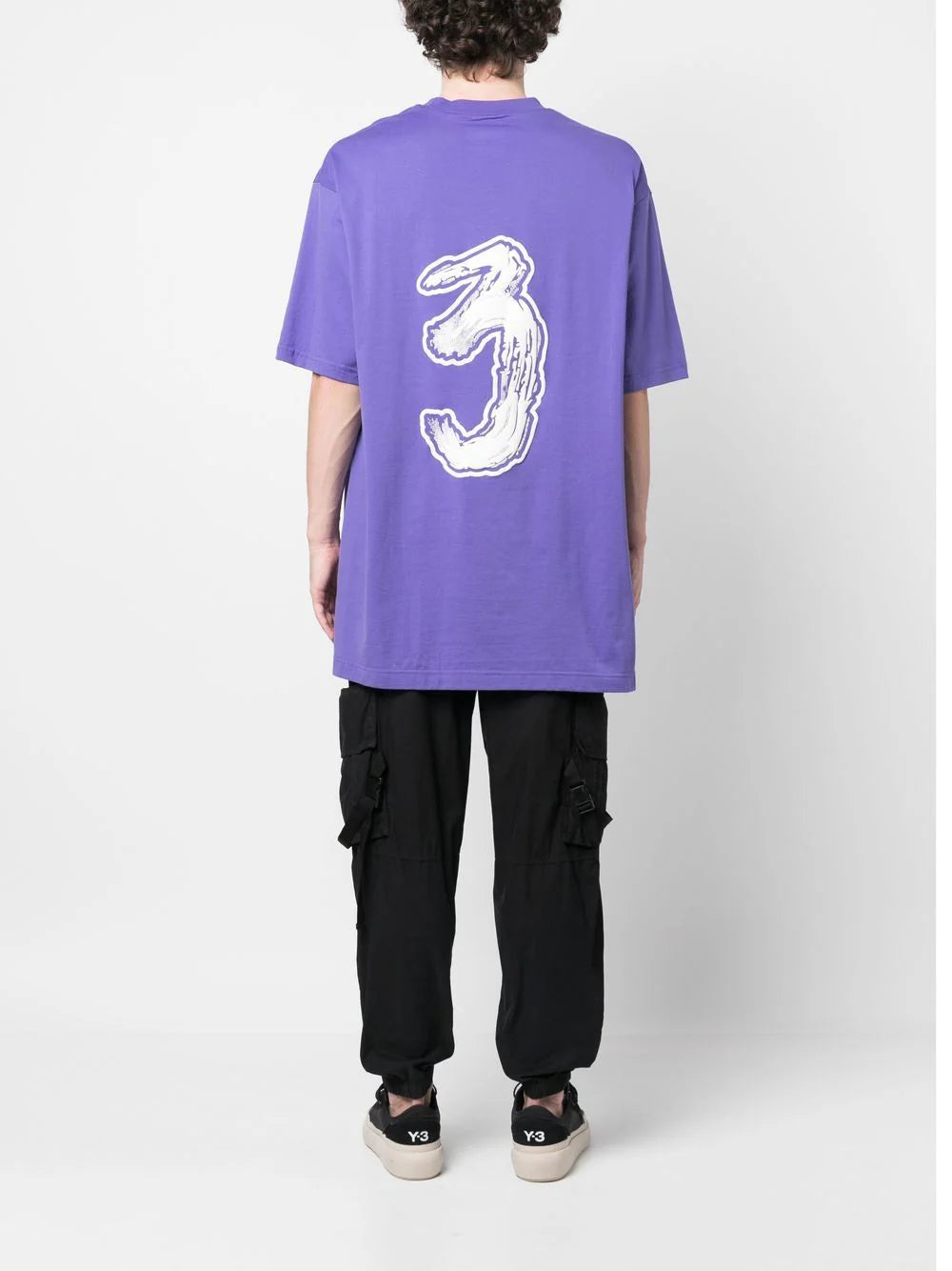 Y-3 logo-print cotton T-shirt