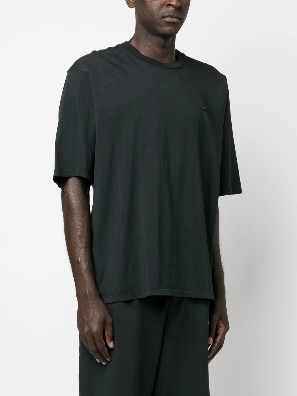 a paper kid logo-apliqué T-shirt