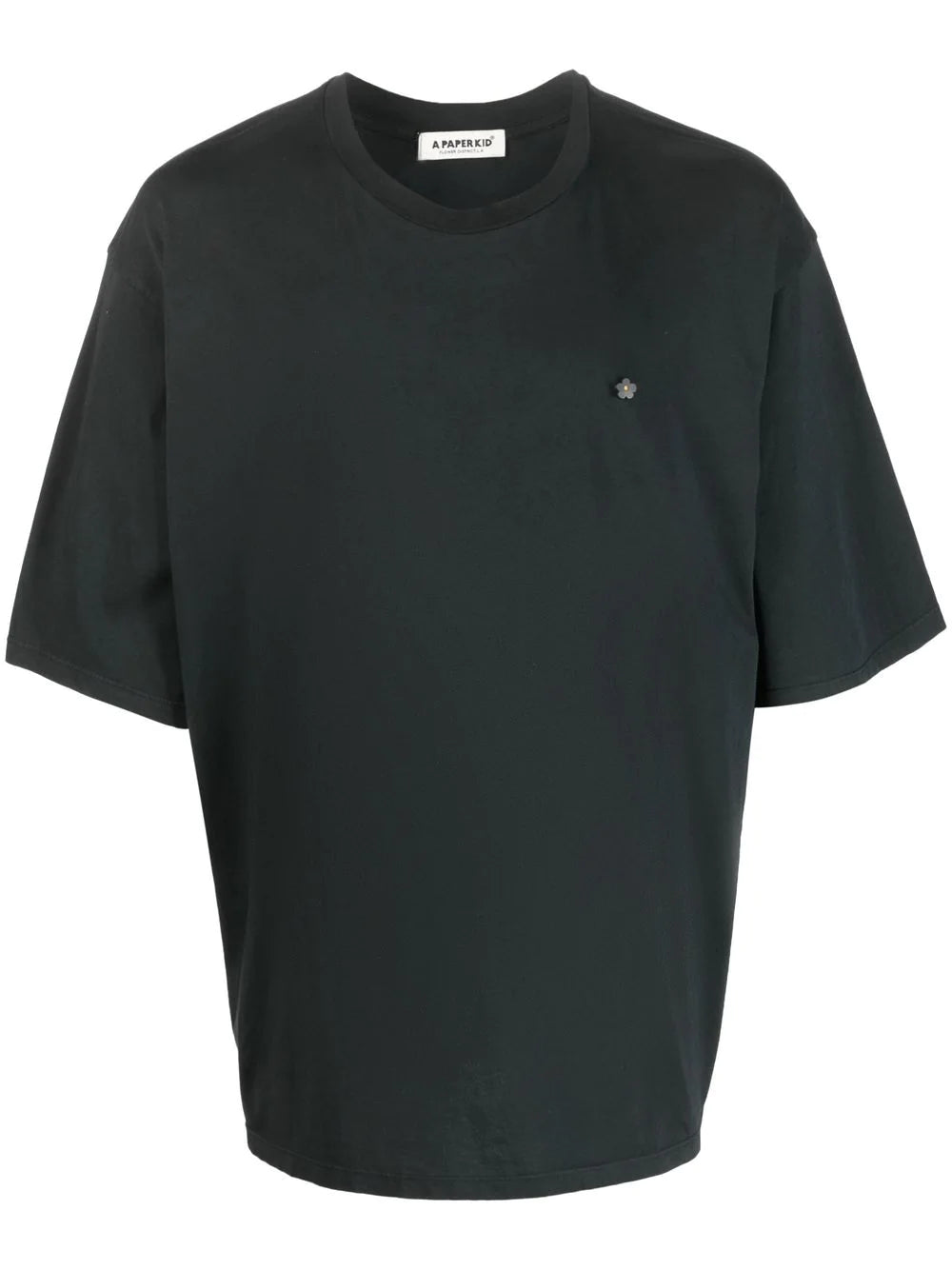 a paper kid  logo-apliqué T-shirt