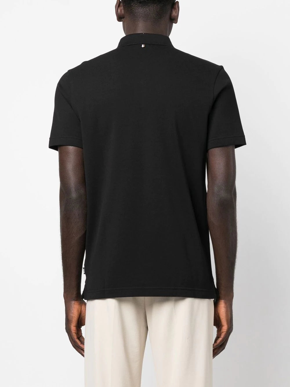 BOSS  logo-print short-sleeved polo shirt